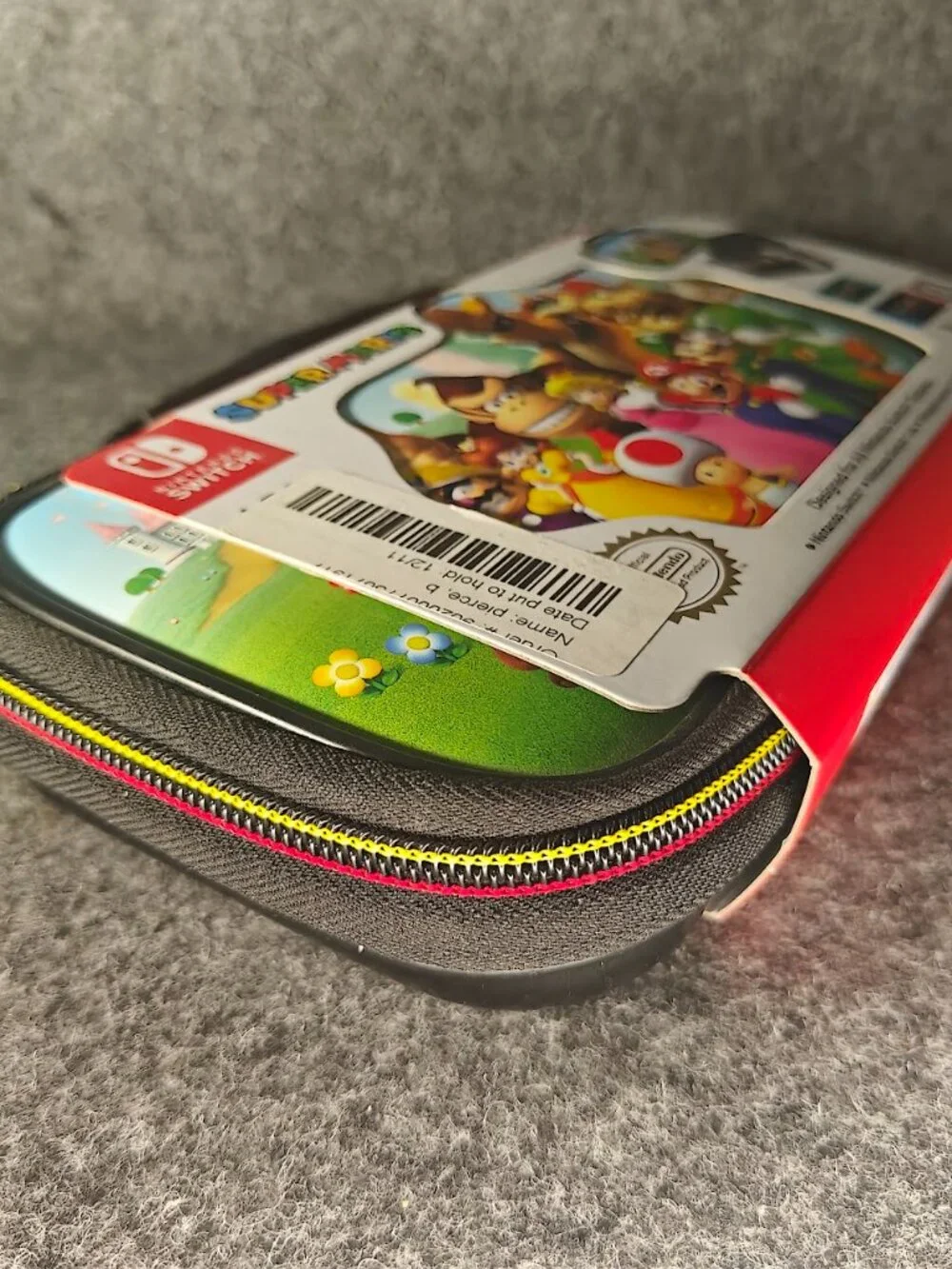 Nintendo Switch Super Mario Deluxe Travel Case Fits All Models NEW